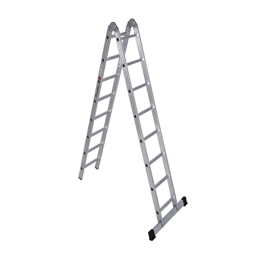 Euroline Klappleiter 2-teilig Nr. 317 2x8