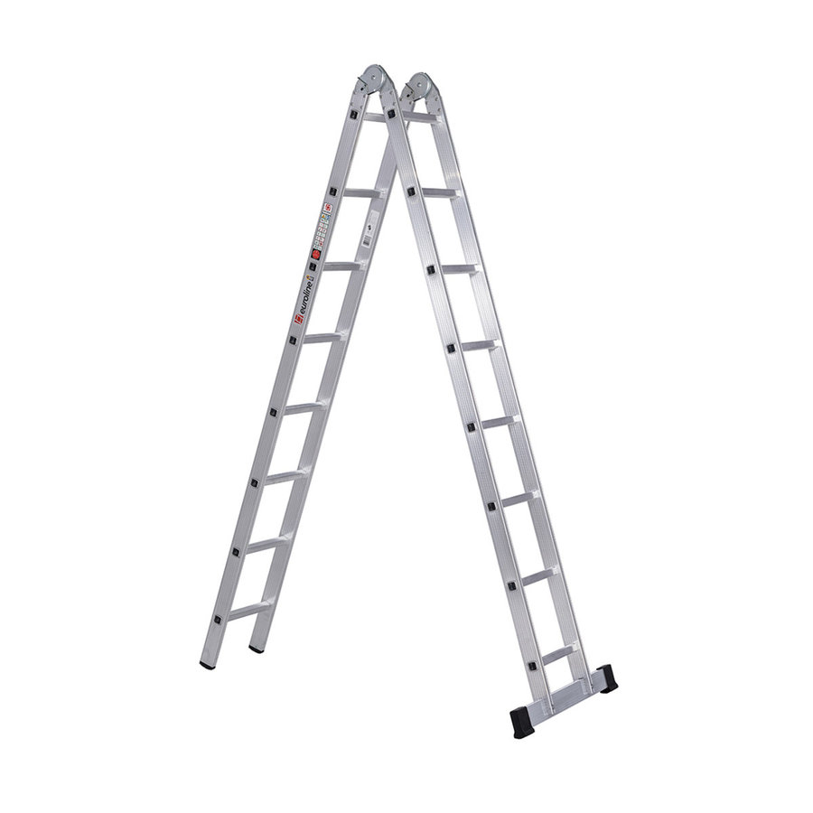 Euroline Klappleiter 2-teilig Nr. 317 2x8