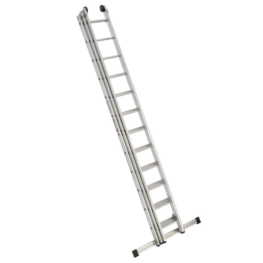 Euroline Alu-Schiebeleiter 3-teilig Nr. 303 3x12