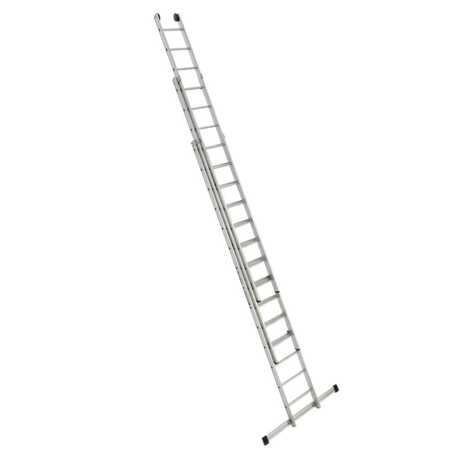 Euroline Alu-Schiebeleiter 3-teilig Nr. 303 3x14