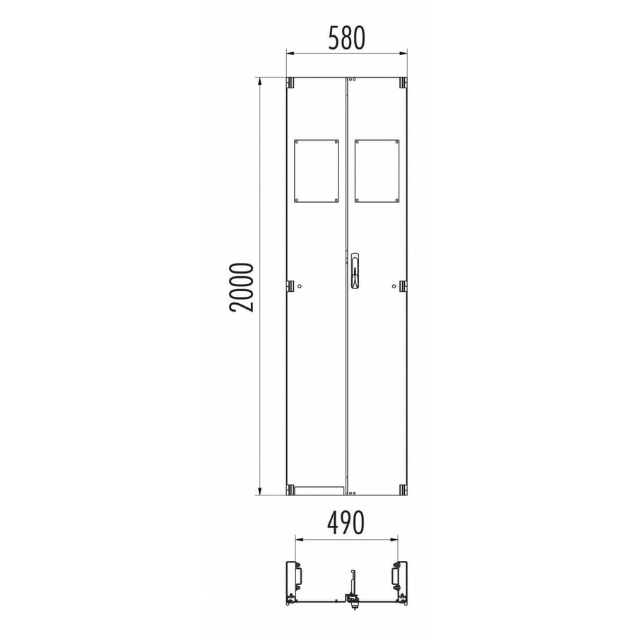 Hailo Professional Leiter-Tür für Holm 40x20 mm Lieferzeit bitte anfragen