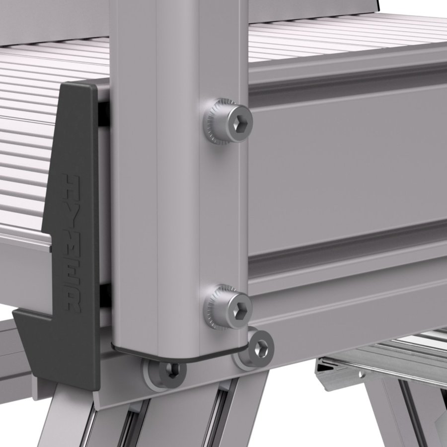Hymer Podesttreppe fahrbar, einseitig begehbar 3 Stufen