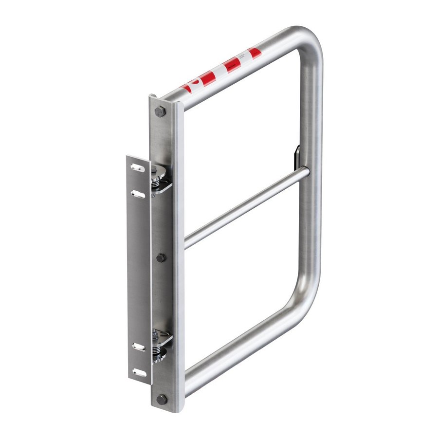 Hailo Professional Schranken mit Knieleiste an Bauwerken Aluminium