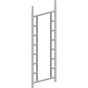 Layher Alu Durchgangs-Standleiter 75/8