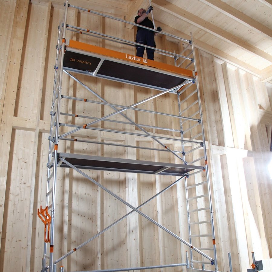 Layher UNI Standard P2 Fahrgerüst Gerüsthöhe 4,58 m