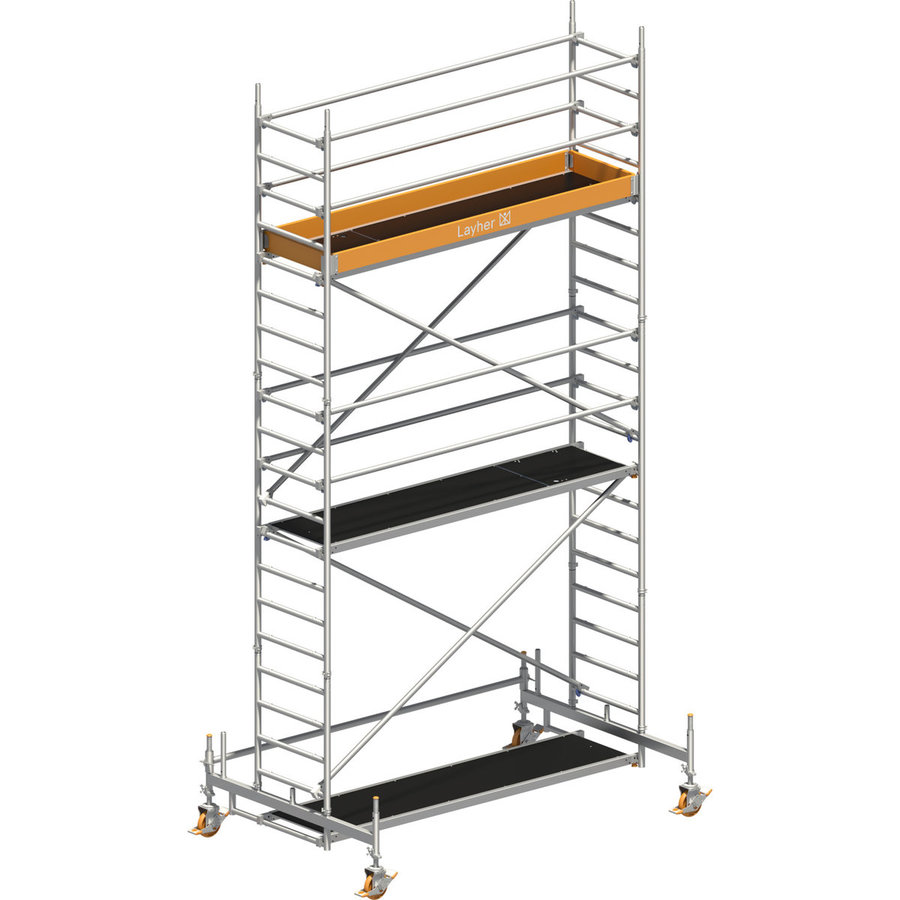 Layher UNI Standard P2 Fahrgerüst Gerüsthöhe 5,58 m