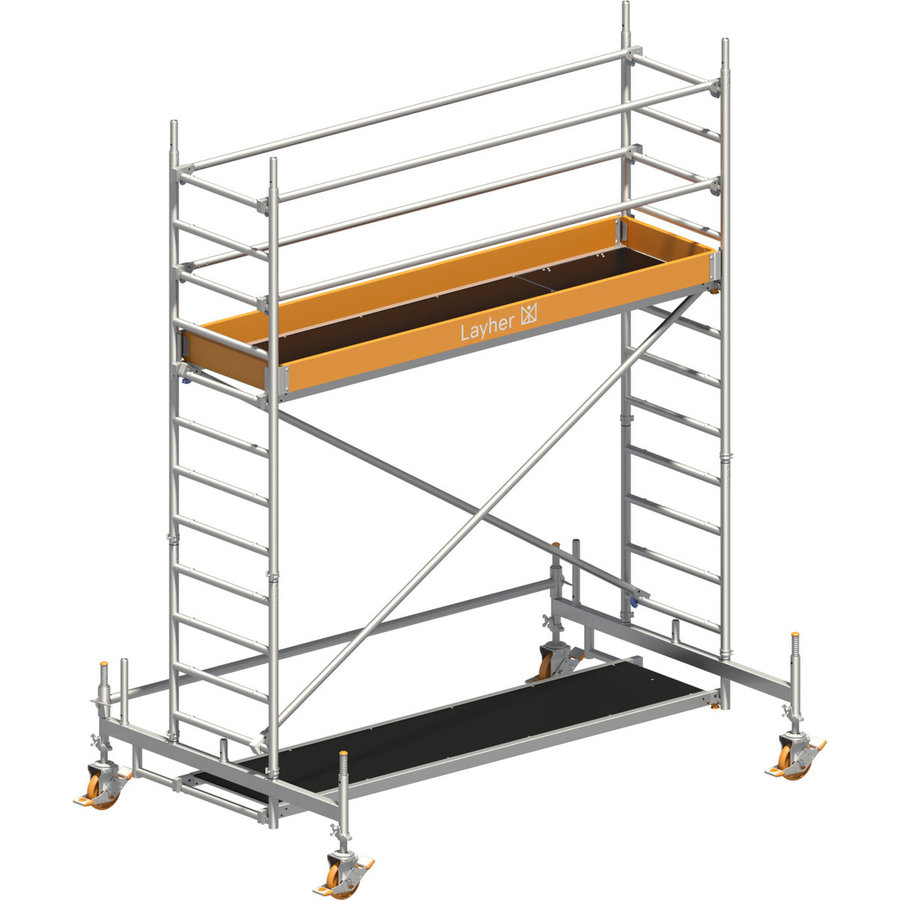 Layher UNI Standard P2 Fahrgerüst Gerüsthöhe 5,58 m