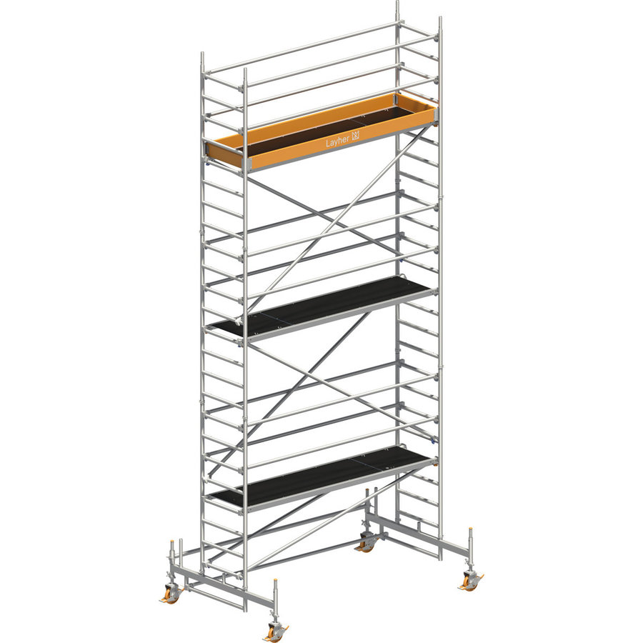 Layher UNI Standard P2 Fahrgerüst Gerüsthöhe 6,58 m