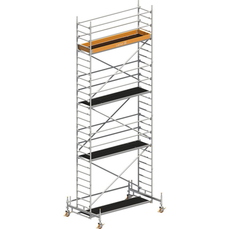 Layher UNI Standard P2 Fahrgerüst Gerüsthöhe 7,58 m