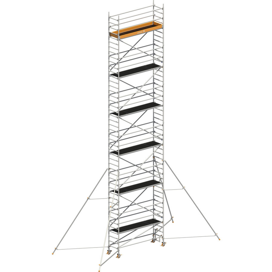 Layher UNI Standard P2 Fahrgerüst mit 5m Gerüststützen Gerüsthöhe 12,43 m