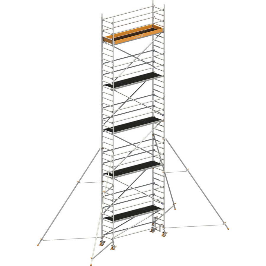 Layher UNI Standard P2 Fahrgerüst mit 5m Gerüststützen Gerüsthöhe 10,43 m