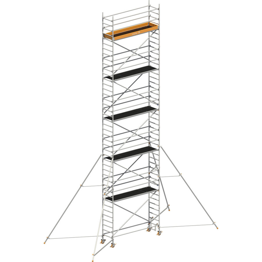 Layher UNI Standard P2 Fahrgerüst mit 5m Gerüststützen Gerüsthöhe 11,43 m