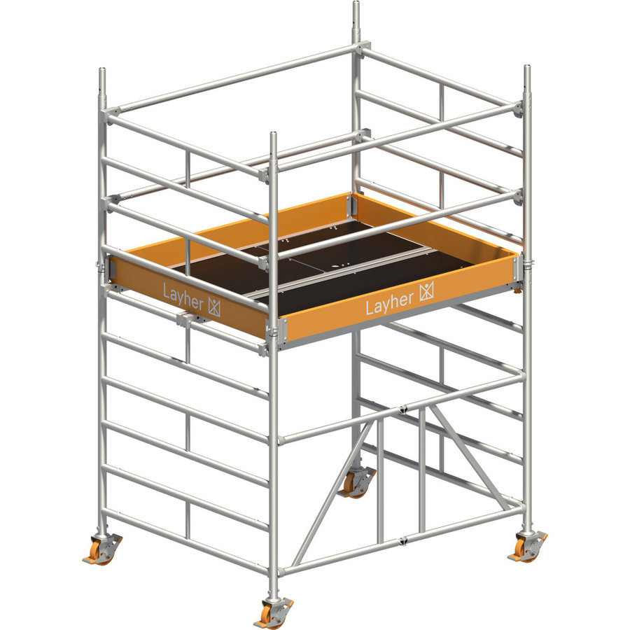 Layher Faltgerüst - Zifa 150, 1,50x1,80 m Arbeitshöhe bis 3,61 m