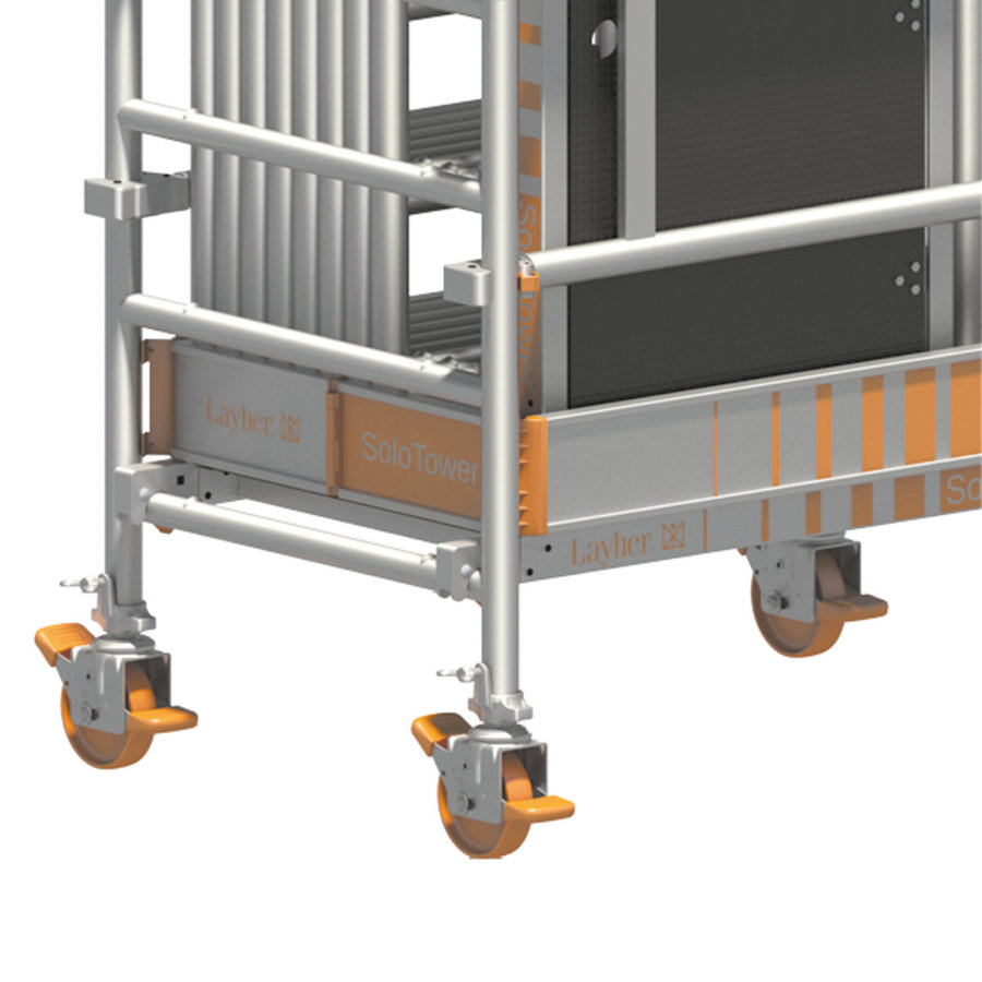 Layher SoloTower, Ein-Personen-Gerüst Standhöhe 2,15m
