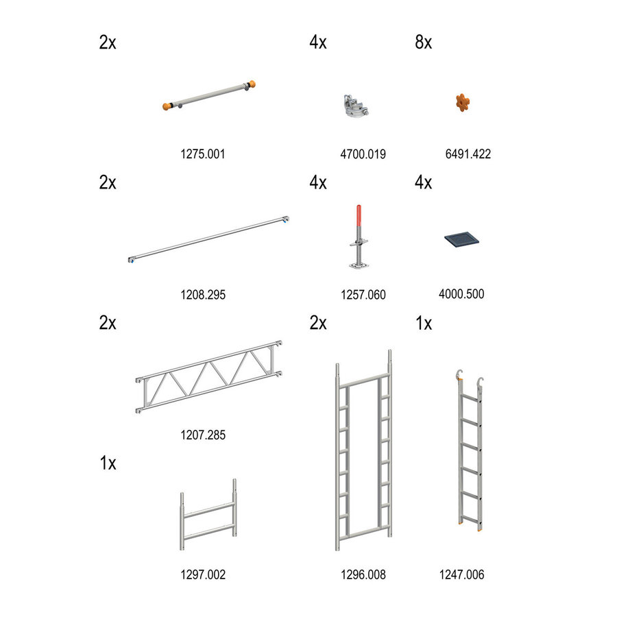 Layher Uni Standard Treppen-Kit Erweiterung TYP 2