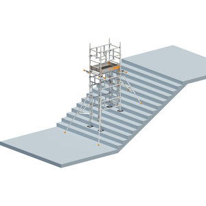 Layher SOLOTOWER SAFE-PLUS mit TREPPENKIT SH=3M