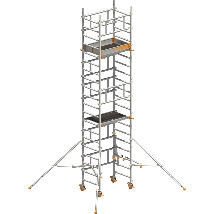 Layher SoloTower, Ein-Personen-Gerüst Standhöhe 4,15m