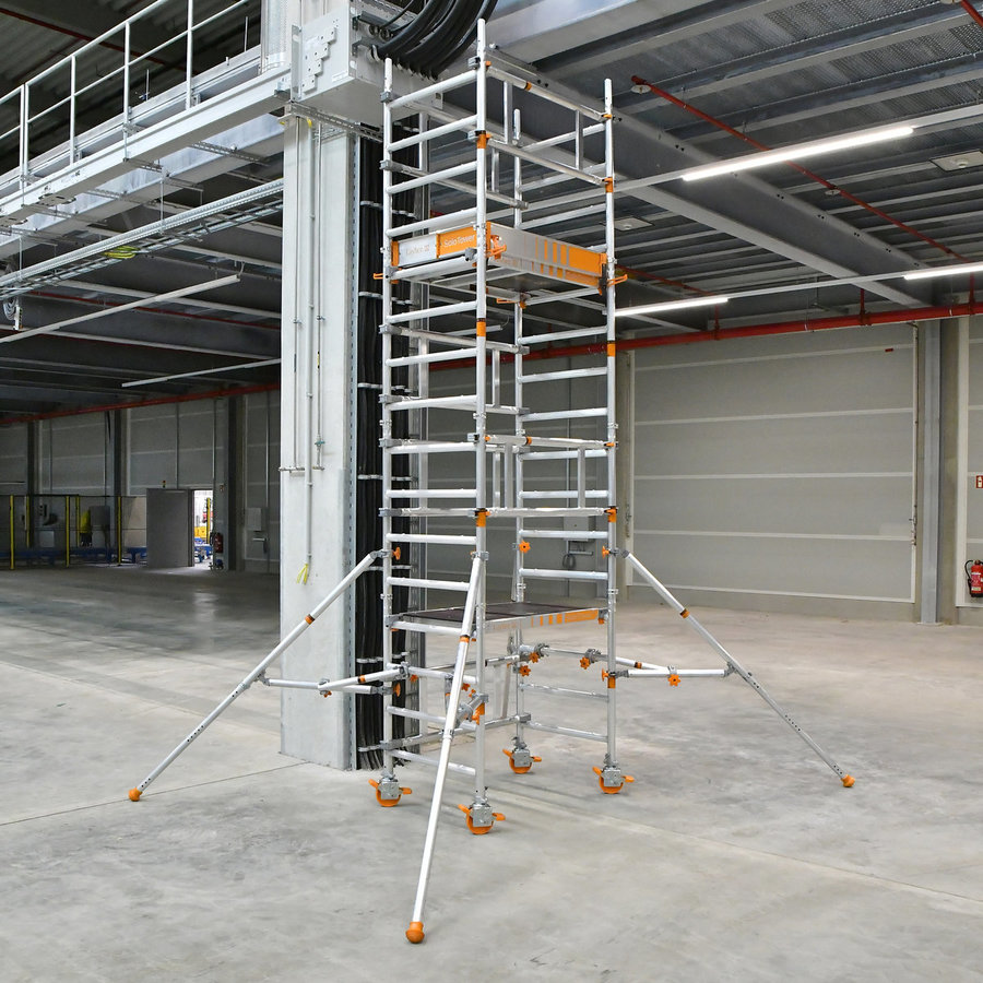 Layher SoloTower, Ein-Personen-Gerüst Standhöhe 4,15m