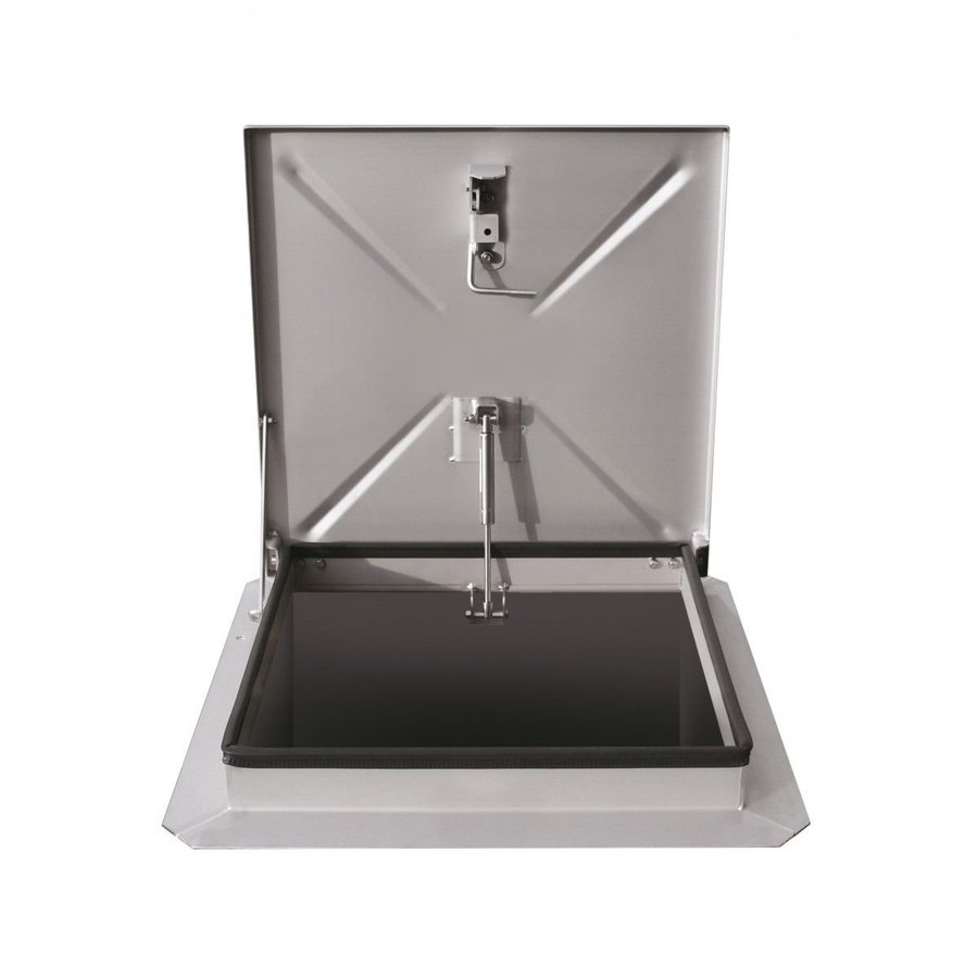 Hailo Professional Schachtabdeckung HS1 aus Edelstahl 1.4301 1000x1000 mm | Geschlossen und Isolierung