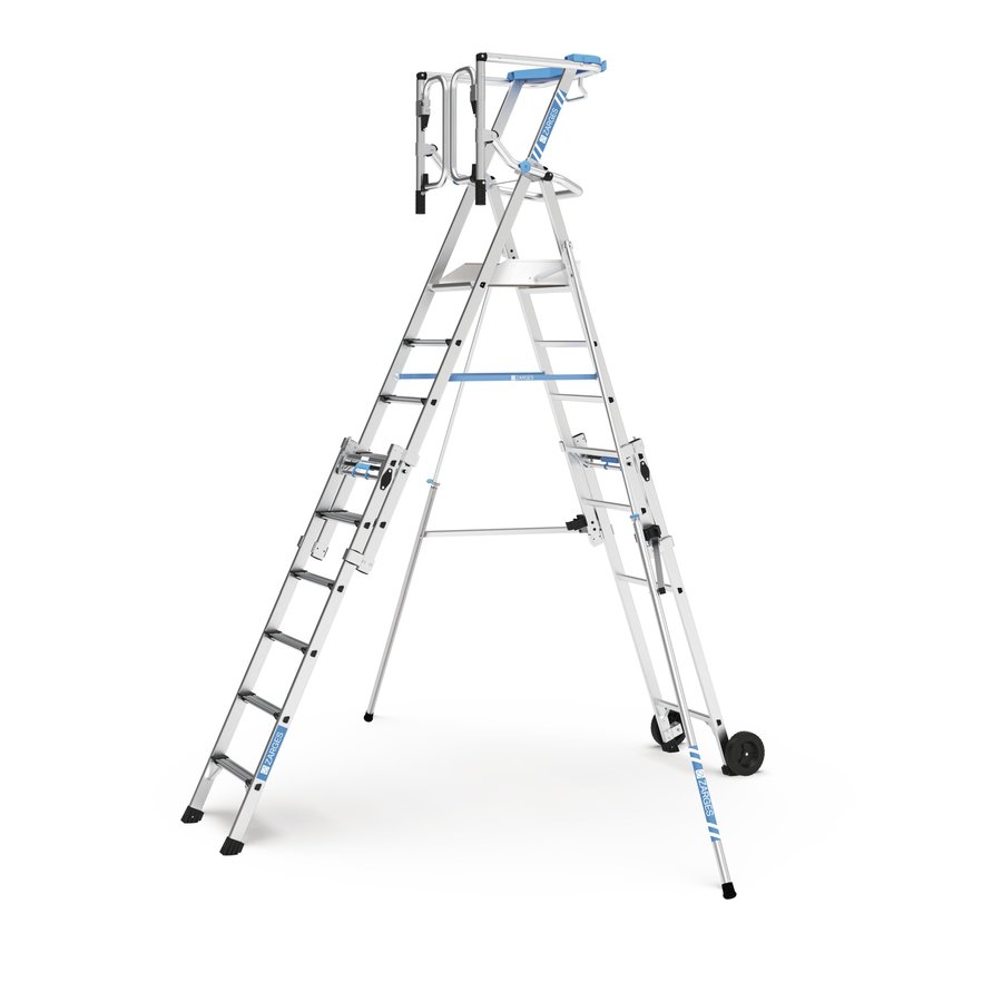 ZARGES ZAP Masterflex Plus S - Teleskop-Plattformleiter 9 Stufen