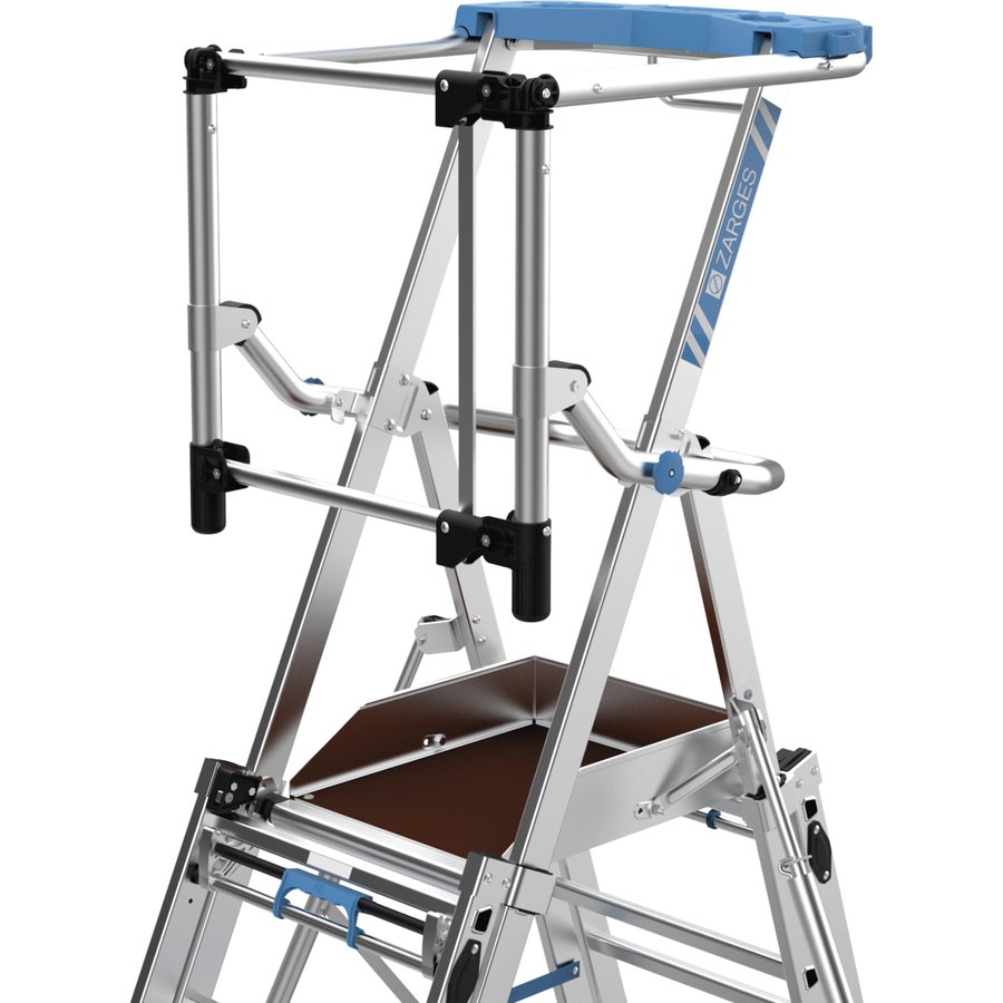 ZARGES ZAP Masterflex S - Teleskop-Plattformleiter 9 Stufen
