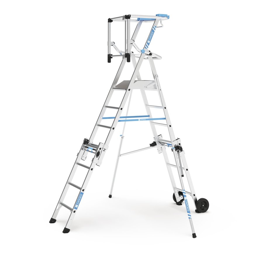 ZARGES ZAP Masterflex S - Teleskop-Plattformleiter 7 Stufen