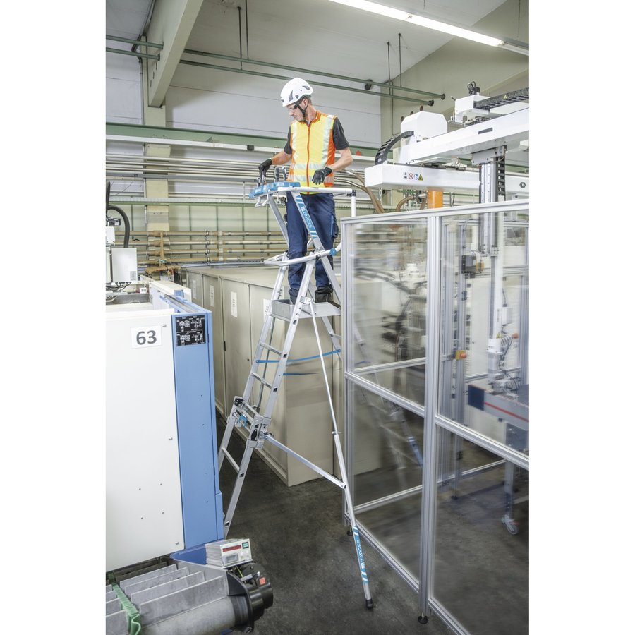 ZARGES ZAP Masterflex S - Teleskop-Plattformleiter 7 Stufen