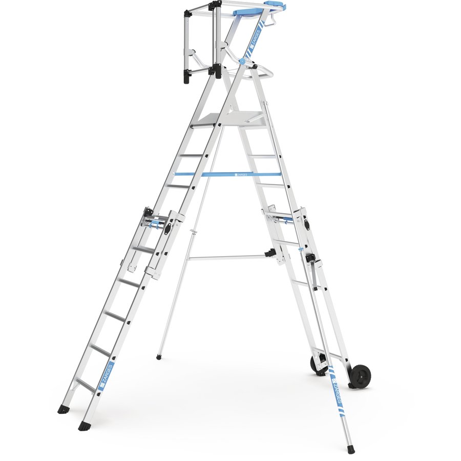 ZARGES ZAP Masterflex S - Teleskop-Plattformleiter 9 Stufen