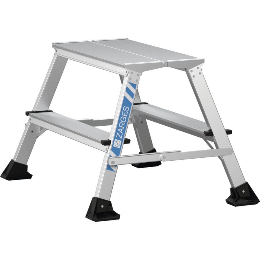 ZARGES XLstep P - Podest breit 2 x 2 Stufen