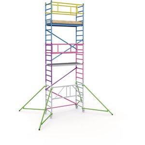 ZARGES 1m Aufstockpaket 1T (rosa Paket)