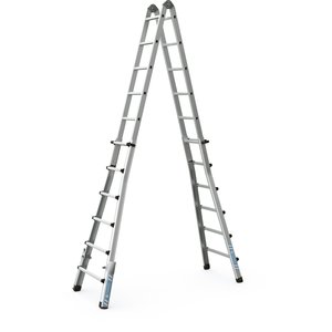 ZARGES Variotec V - Teleskopleiter 4 x 6 Sprossen