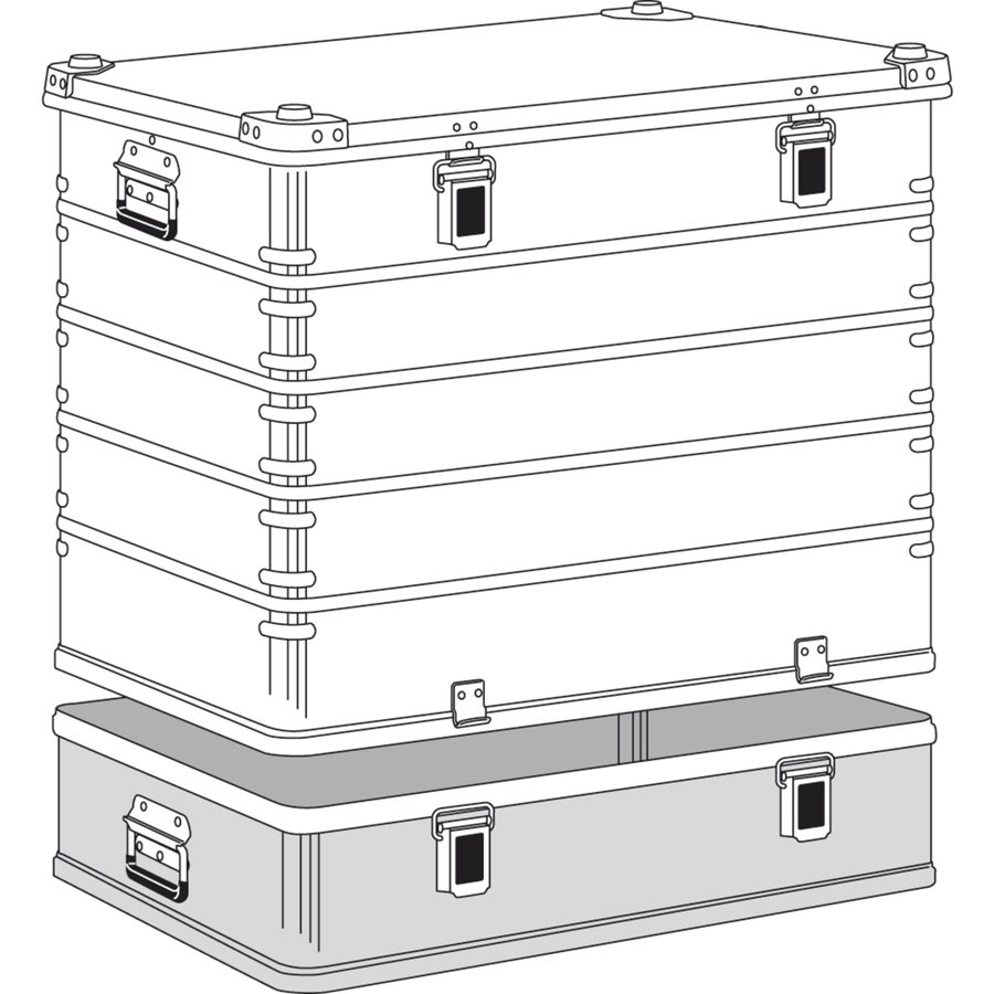 ZARGES Transportkiste K 470 Plus - Haubenbehälter