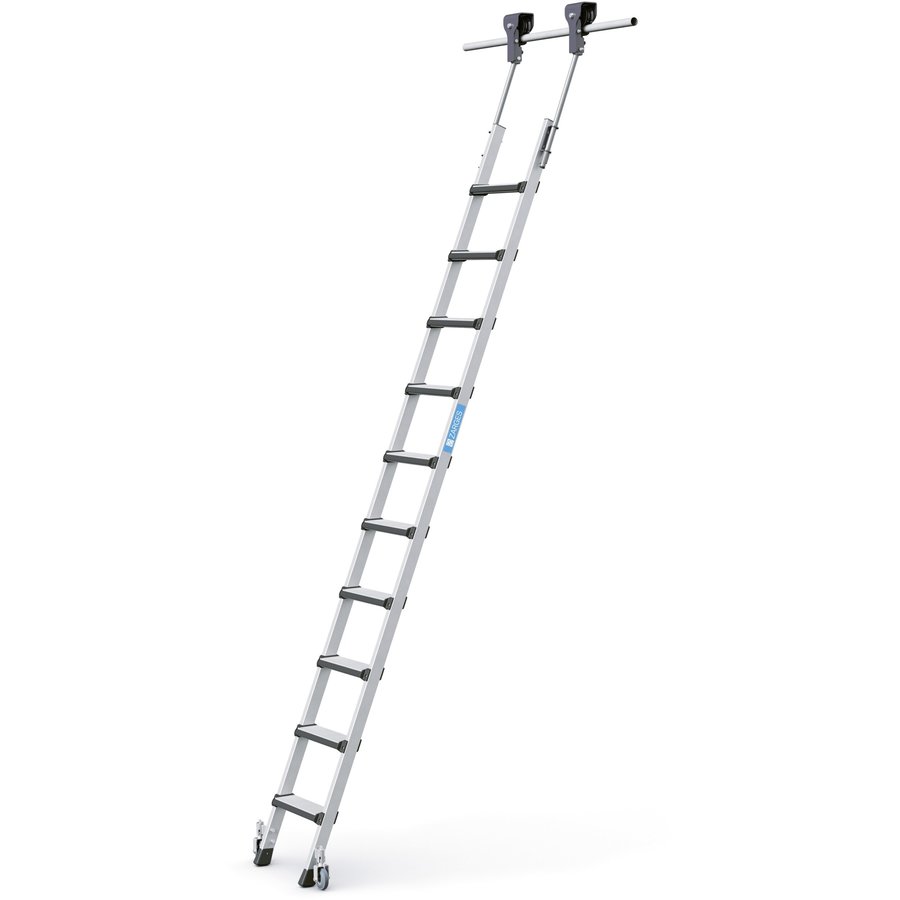 ZARGES Comfortstep Trec LH - LM-Stufen-Regalleiter 10 Stufen