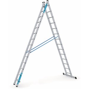 ZARGES Combimaster Plus X - Kombi-Steh-Schiebeleiter 2x14 Sprossen