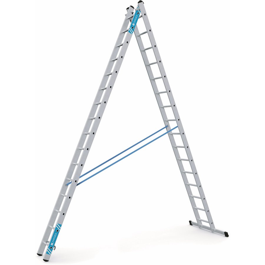 ZARGES Combimaster Plus X - Kombi-Steh-Schiebeleiter 2x16 Sprossen
