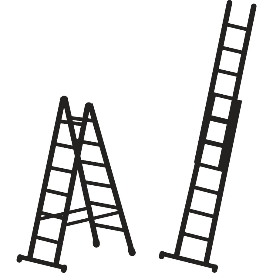 ZARGES Combimaster DX - Mehrzweckleiter 2x10 Sprossen