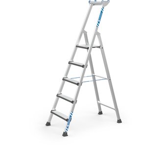 ZARGES Comfortstep S - LM-Stufen-Stehleiter 5 Stufen