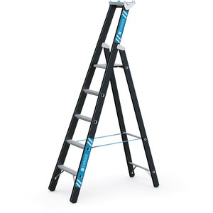 ZARGES Megastep S - LM-Stehleiter SL 5 Sprossen