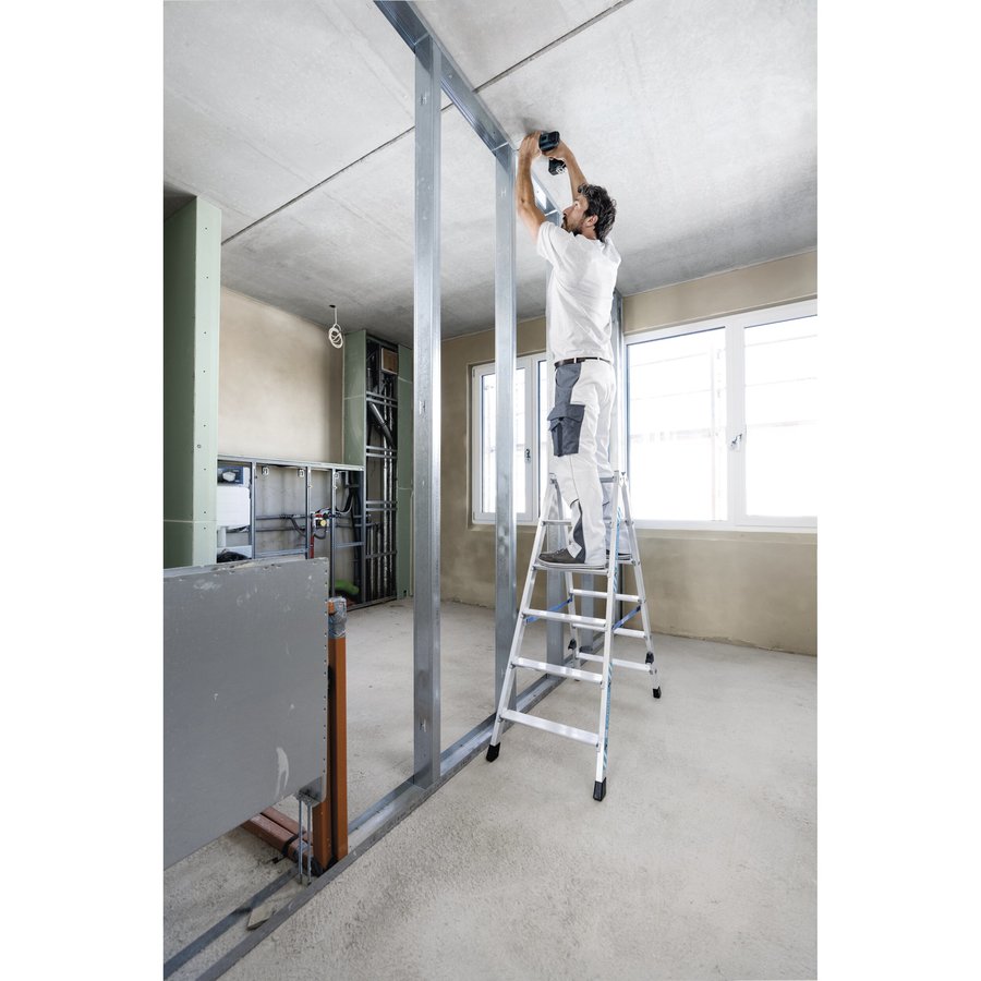 ZARGES Nova B - Stufen-Stehleiter 2x4 Stufen