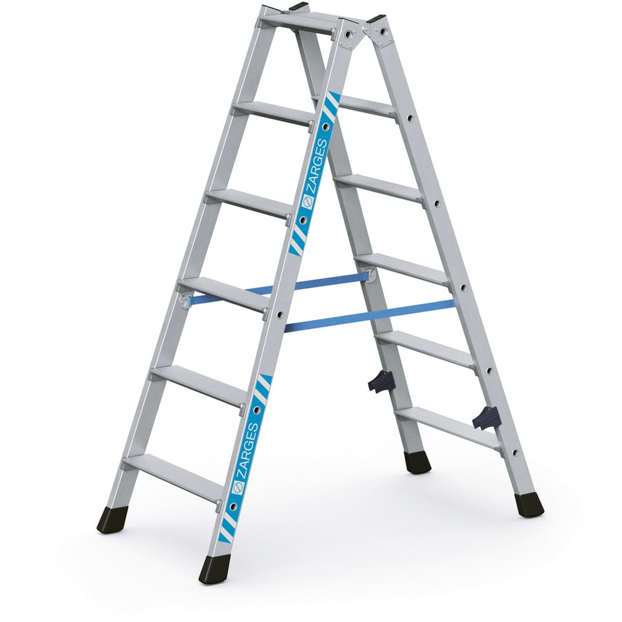 ZARGES Nova B - Stufen-Stehleiter 2x6 Stufen