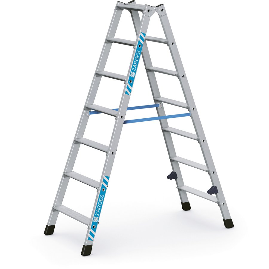 ZARGES Nova B - Stufen-Stehleiter 2x7 Stufen