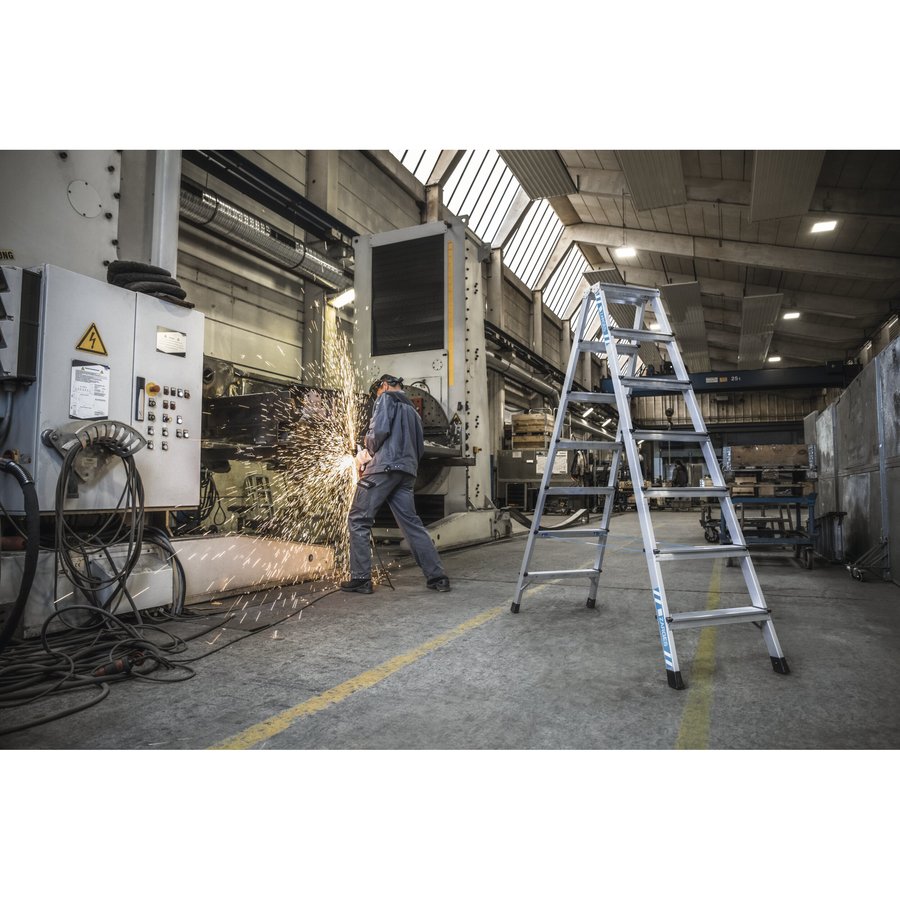 ZARGES XLstep B - LM-Stufen-Stehleiter 2x4 Stufen