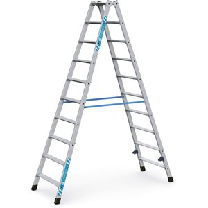 ZARGES Nova B - Stufen-Stehleiter 2x10 Stufen