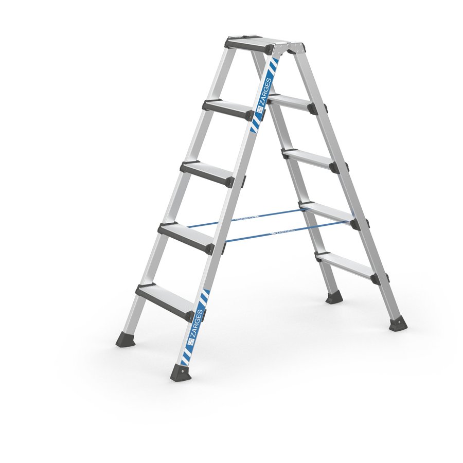 ZARGES Comfortstep B - LM-Stufen-Stehleiter 2x5 Stufen