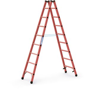 ZARGES EFA B - Kst-Stehleiter 2x8 Sprossen