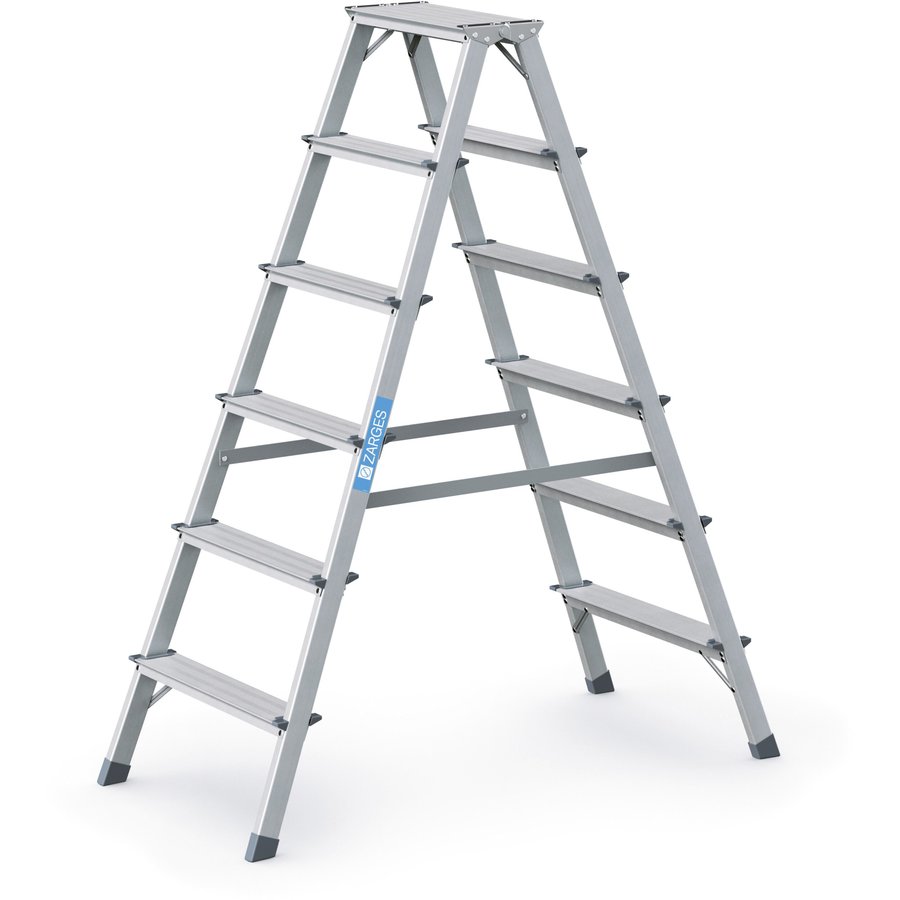 ZARGES Scana B - Stufen-Stehleiter 2x6 Stufen