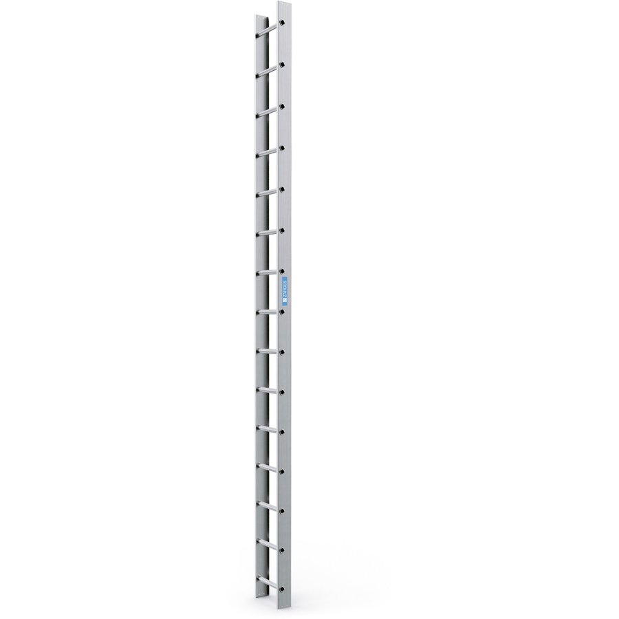 ZARGES Dachleiter 4,2 m Alu natur 15 Sprossen