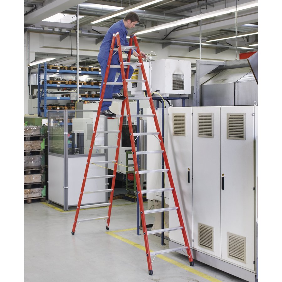 ZARGES EFAmix B - Kst-Stufen-Stehleiter 2x4 Sprossen