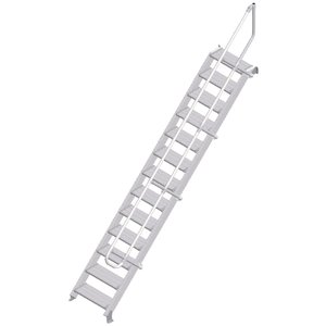 ZARGES LM-Treppe 45° 13 Stufen, 600 mm breit, Höhe 2,79 m