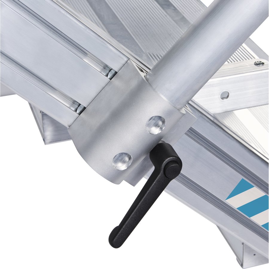 ZARGES LM-Treppe 45° 5 Stufen, 600 mm breit, Höhe 1,07 m